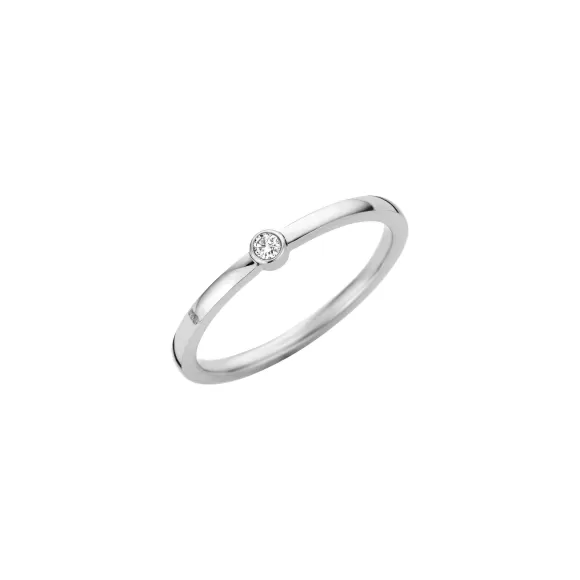 Fashion Melano Friends Mini Cz Ring Crystal Ringen