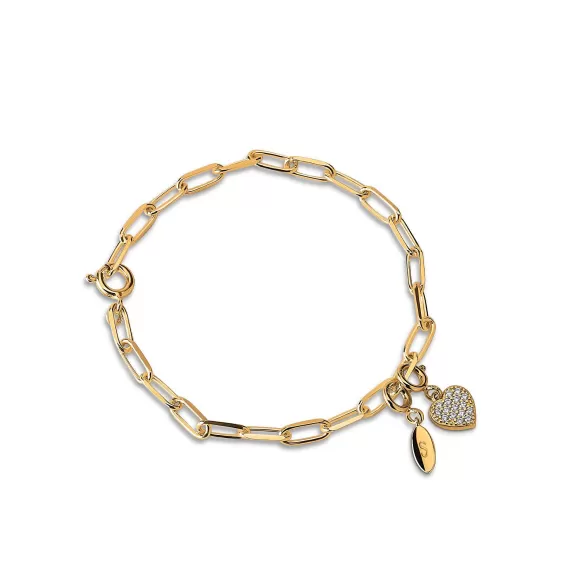 Store Melano Ornaments Frosty Charms Armband Set Gold Plated Zilver Armbanden